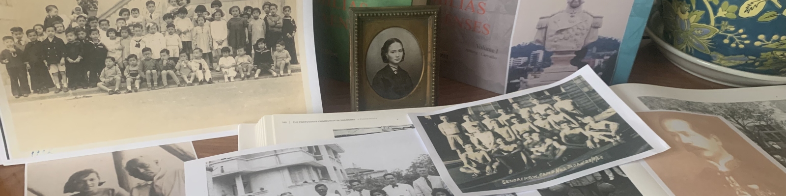 Historic family photographs related to Macanese families